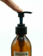 detail glazen pompfles