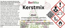 etiket kerstmix