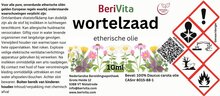 etiket wortelzaadolie wortelolie carrot oil 10ml