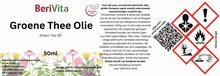 etiket groene thee green tea olie 50ml