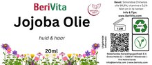 etiket jojoba olie 20ml