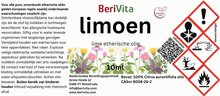etiket limoenolie lime oil 10ml