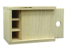 houten kistje voor etherische olie