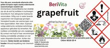etiket grapefruitolie grape oil 10ml