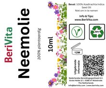 etiket neemolie puur huid roller