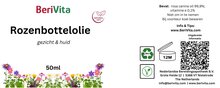 etiket rozenbottelolie rosehip 50ml