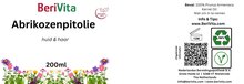 etiket abrikozenpitolie pompfles 200ml