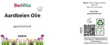 etiket aardbei olie 100ml strawberry seed oil