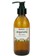 arganolie 200ml pompfles glas