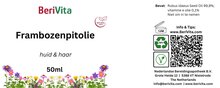 etiket frambozenpitolie 50ml