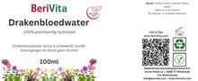 etiket Drakenbloedwater 100ml