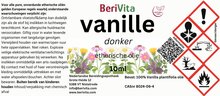 etiket vanille olie donker 10ml