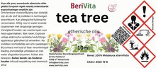 etiket Tea Tree Olie Pipetfles 10ml