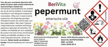 etiket pepermuntolie peppermint 20ml