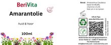 etiket amarant amaranth zaad olie puur