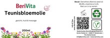 etiket teunisbloemolie 200ml pompfles