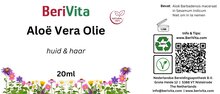 etiket aloe vera olie 20ml