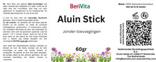 etiket aluin stick