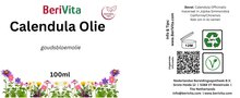 etiket calendula, goudsbloemolie 100ml
