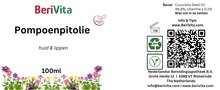 etiket pompoen olie pompoenpit  pumpkin seed oil 100ml