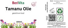 etiket tamanu olie puur 100ml
