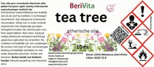 etiket tea tree olie tee tree 10ml
