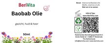 etiket baobab olie