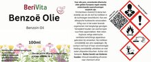 benzo&euml; olie etiket