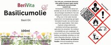 etiket basilicumolie 100ml