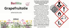 etiket grapefruitolie 100ml