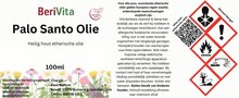 etiket palo santo olie