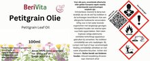 etiket petitgrain olie 100ml