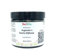 arganolie met zwarte olijfzeep