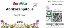 etiket abrikozenpitolie pipetfles 20ml