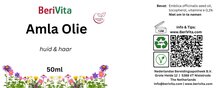 etiket Amla Olie puur koudgeperst huid haar 50ml