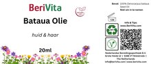 etiket bataua olie 20ml pipetfles
