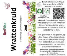 etiket wrattenkruid pen
