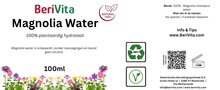 etiket magnolia water spray 100ml hydrosol