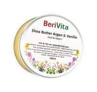 shea butter met arganolie en vanille