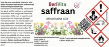etiket saffraanolie