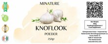 etiket knoflook poeder