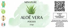 etiket aloe vera blad poeder
