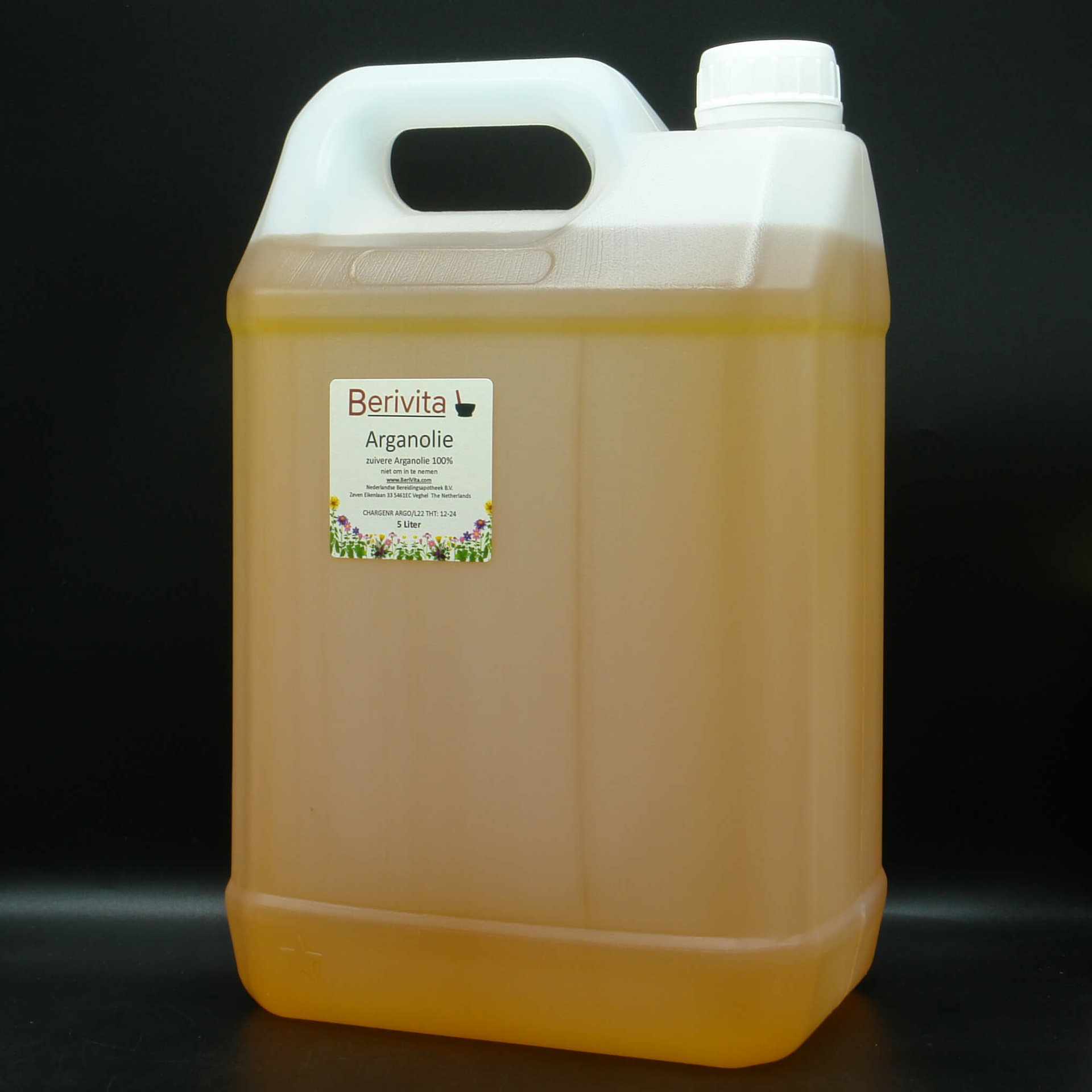 Arganolie 5 Liter Bulk. Pure en Koudgeperste Arganolie in - BeriVita.com - Natuurlijk & Puur