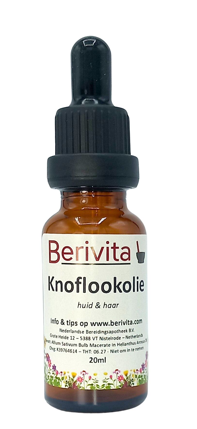 knoflookolie pipetfles
