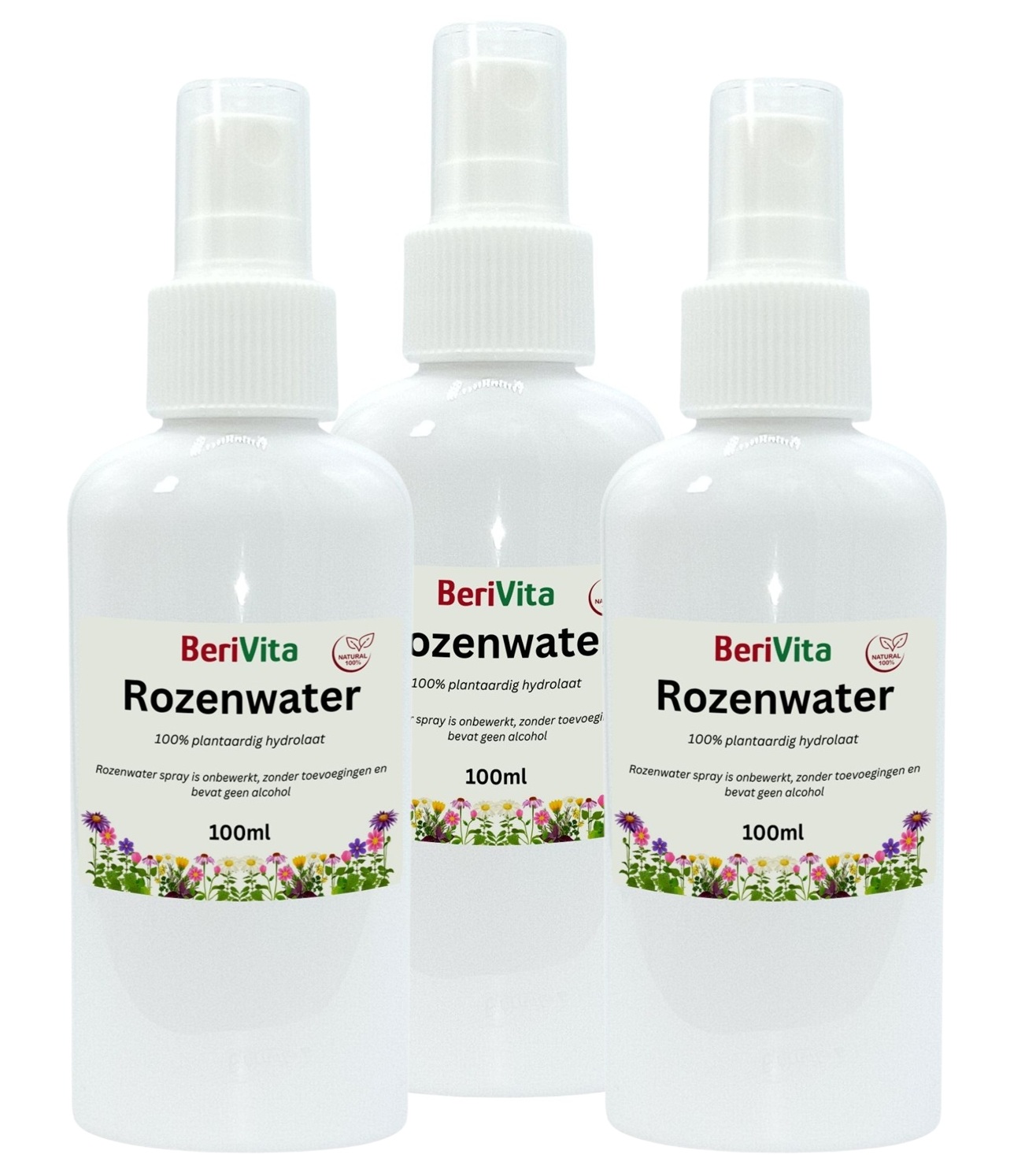 Rozenwater 3x100ml spray