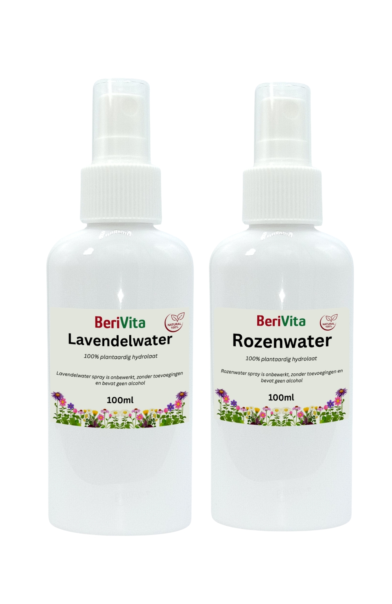 combinatieset rozenwater en lavendelwater