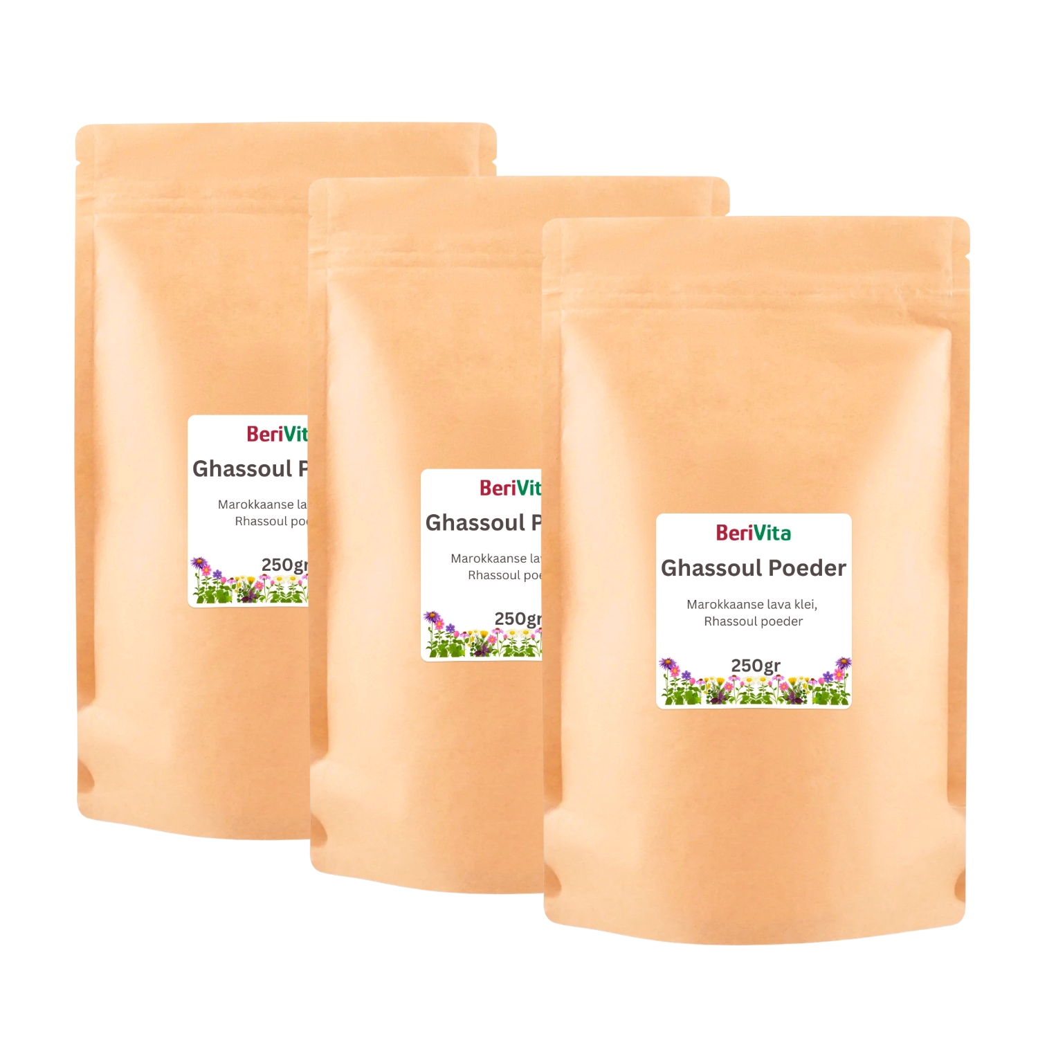 ghassoul rhassoul poeder marokko kleipoeder 3x250gr