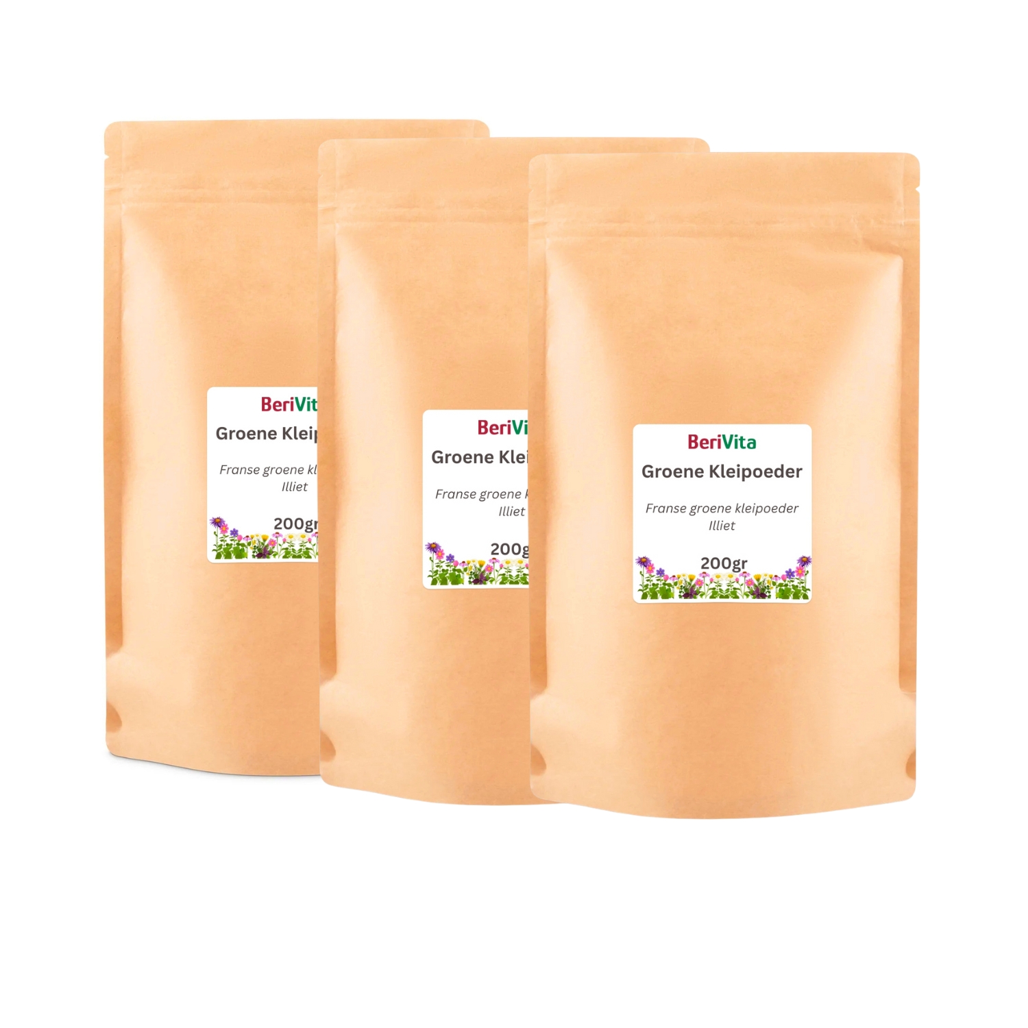 groene kleipoeder Iliet 3x200gr