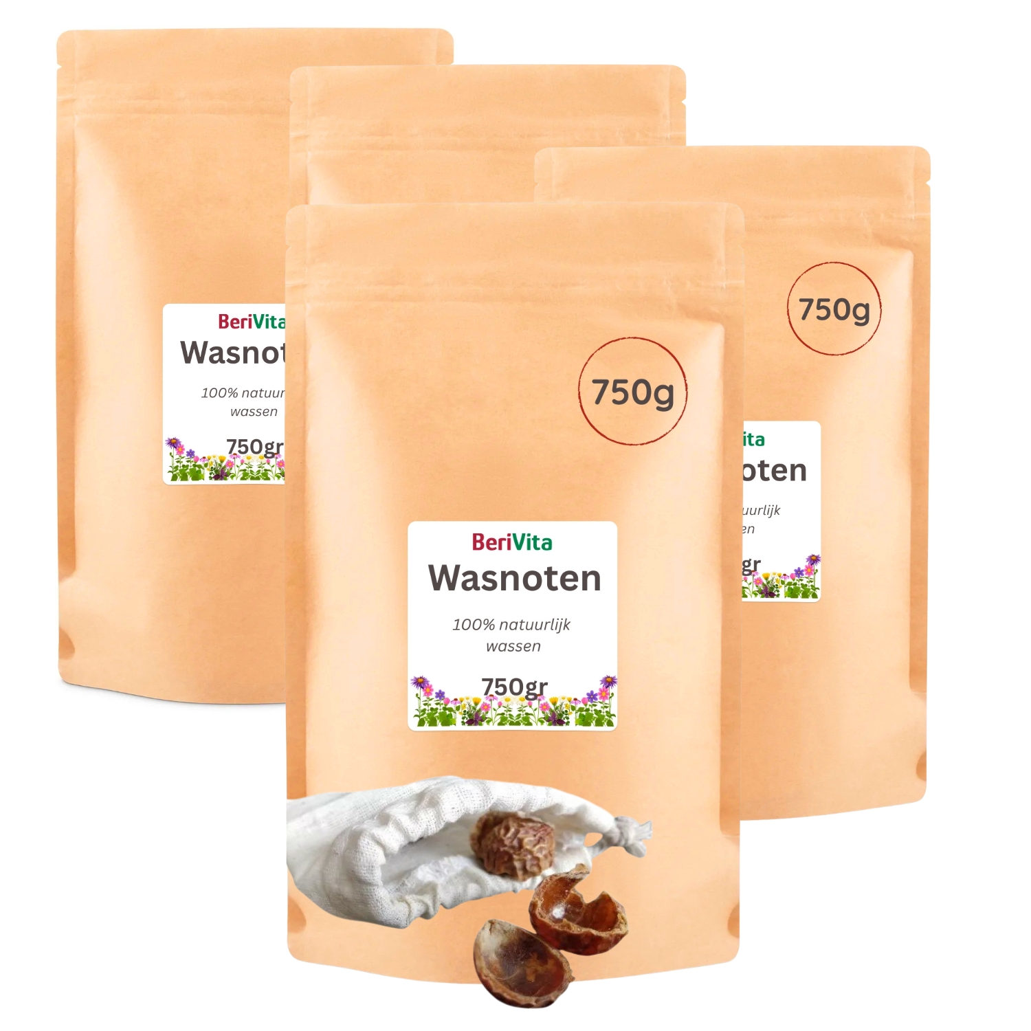 wasnoten 3kg per 750gr