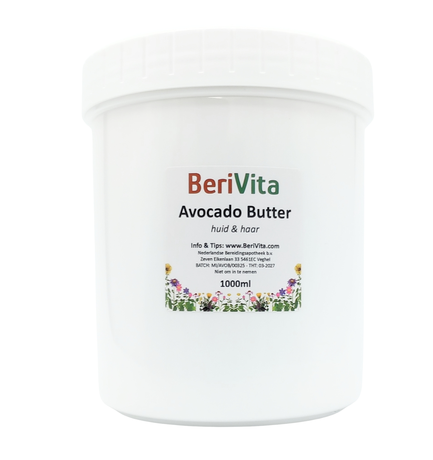avocado butter puur kg liter